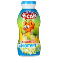 Йогурт питьевой "Агуша Я Сам" Яблоко-банан 2,2% 200гр